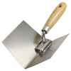 Kraft Tool Inside Corner Drywall Tool with Wood Handle 4 x 5