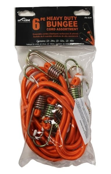 Ancra Cargo 6-PC. Heavy-Duty Bungee Cord Assortment (6 pcs)