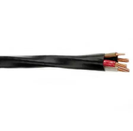 Cerrowire 500 ft. 6/3 Black Stranded CerroMax SLiPWire CU NM-B W/G Wire