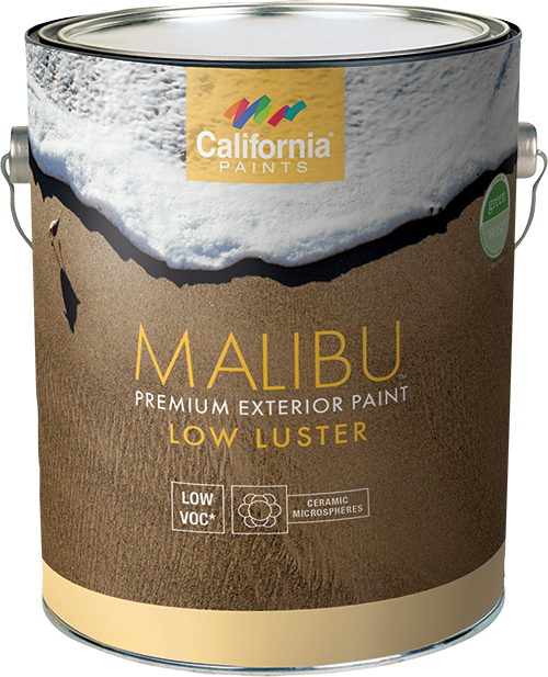 California Products Malibu Premium Exterior Paint Low Luster Deep Base - 1 Gallon (1 Gallon)