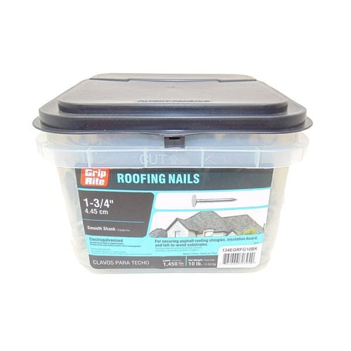 Grip-rite 1-3/4 In. Electrogalvanized Roofing Nail (1-3/4)