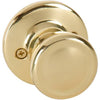 Callan Brayden Classic Style Polished Brass Tulip Shape Entry Door Knob and Sing